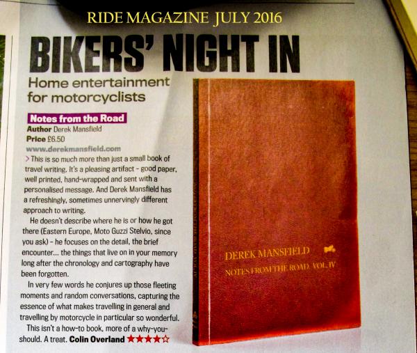 Ride magazine review