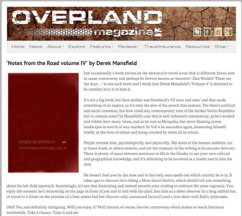 Overland Magazine review